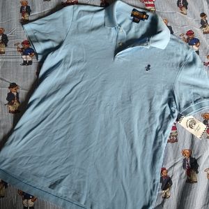 Women's Medium Polo Rugby Ralph Lauren Short sleeve skull bones